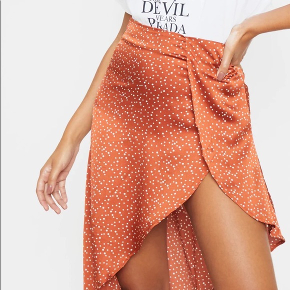 Asymmetrical polka dot skirt - Picture 3 of 3